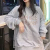 dc2612b11f49aedafcf04f2f11651b49.webp Oversized Fleece Hoodie Sweater Free Size 40kg-65kg