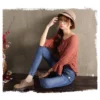 Women Mid Waist Stretchable Skinny Jeans Free Size 40kg-55kg