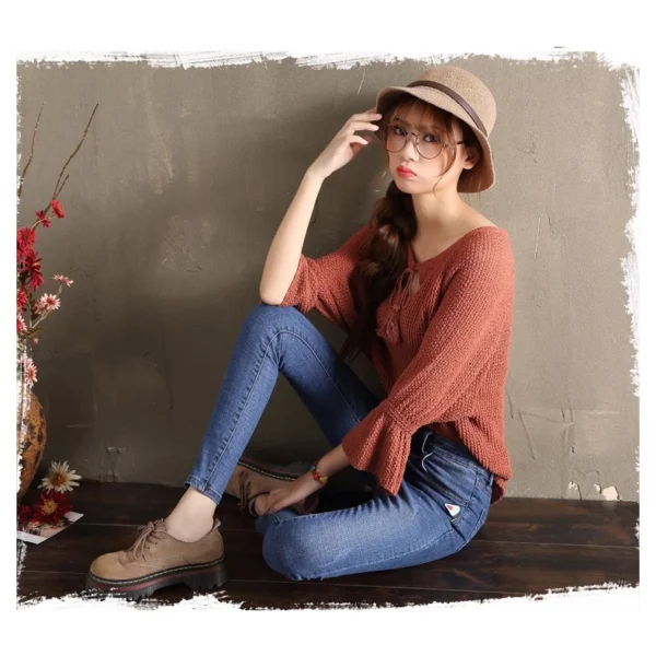 Women Mid Waist Stretchable Skinny Jeans Free Size 40kg-55kg