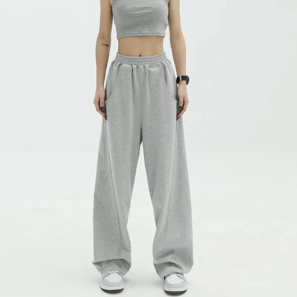 my-11134207-7rase-m9gzujuelh4w95.webp Women Elastic Waist Casual Sweatpants Free Size 40kg-60kg