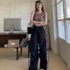 my-11134207-7rasf-m9e74mthsnol75.webp Women Striped High Waist Sports Pants Free Size 40kg-60kg