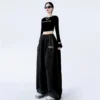 Women Loose Wide Leg Sweatpants Free Size 40kg-65kg