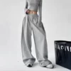 my-11134207-820lh-mg6c3cea7eofd0.webp Women Drawstring Loose Wide Leg Pants Free Size 40kg-60kg