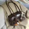 sg-11134201-7ra3j-m4x8wuqr0oz82f.webp Retro Bowling Shoulder Bag L28cm W11cm H15cm